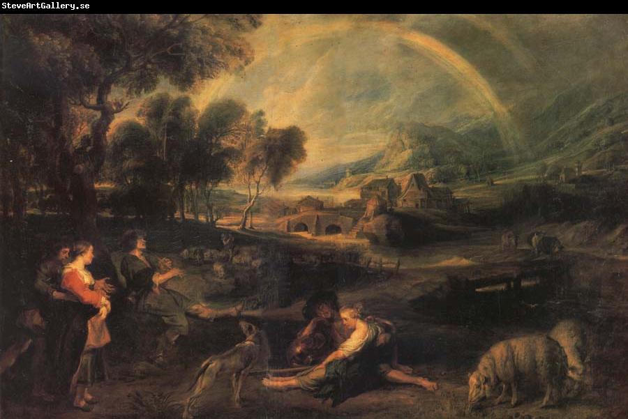 Peter Paul Rubens Landscape with a Rainbow